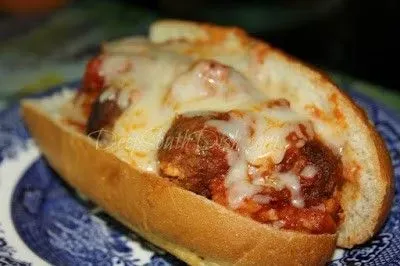 MEATBALL PARM SANDWICH