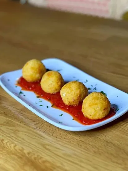 Arancini with Sausage.