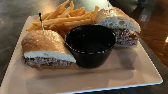 Prime Rib Dip Sandwich