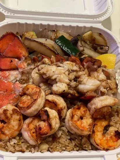 Teppanyaki Lobster and Shrimp