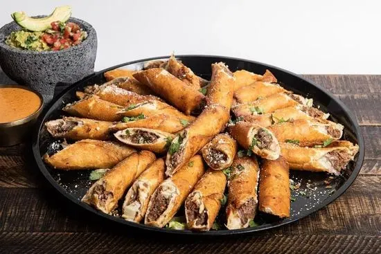 Crispy Flautas Platter