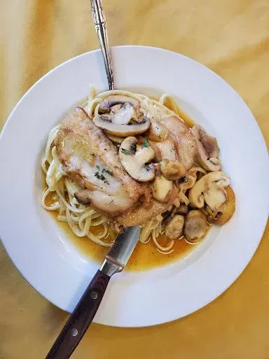 Chicken Marsala With Linguine Alfredo (Our Newest Addition)