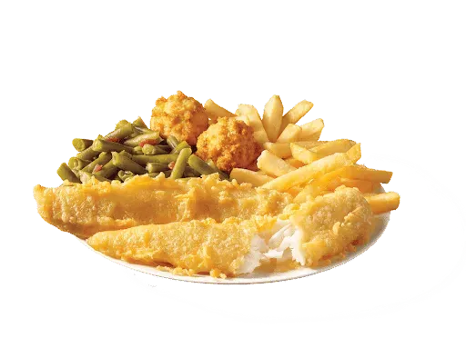 2 Piece Batter Dipped Fish Meal