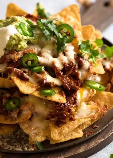 No Meat Nachos