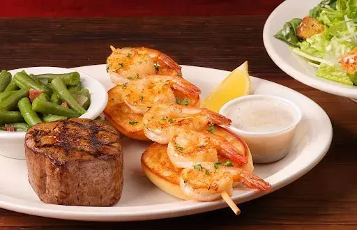 Filet* 6oz & Grilled Shrimp