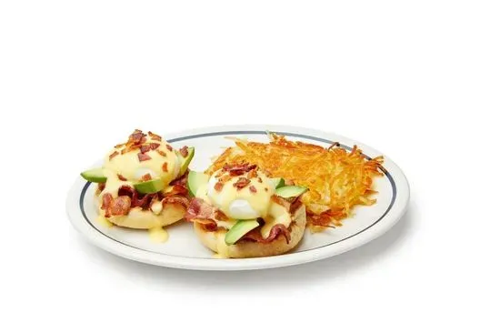 New Bacon Avocado Eggs Benedict