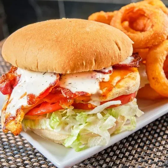 Bacon Ranch Chicken Burger