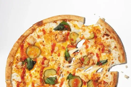 Spicy Hot Chicken Pickle Pizza (11-inch)