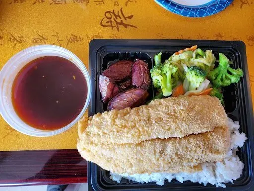 Fish Filet On Rice