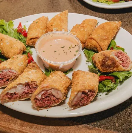 Egg Rolls with Corned Beef