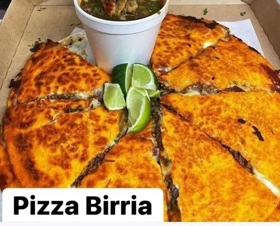 Family Birria pizza