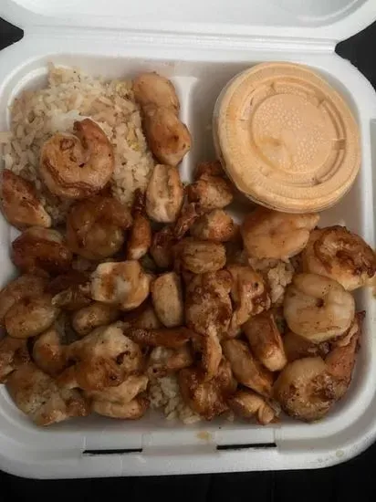 J10. Chicken & Shrimp Teriyaki