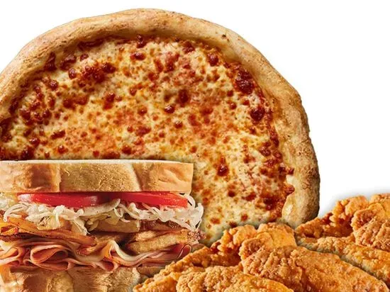 Pizza, Sandwiches, Chicken Tender Combo