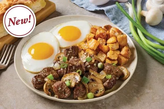 Steak Tips & Eggs