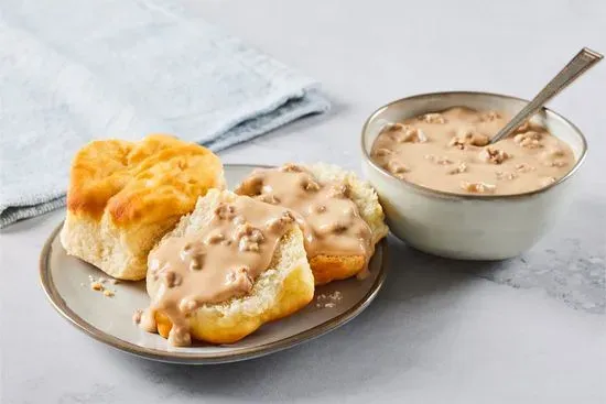 Cup of Sausage Gravy & Biscuits