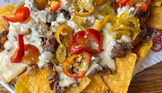 Philly Cheesesteak Nachos