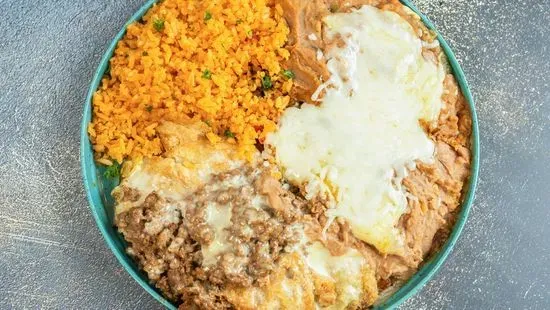 Chiles Relleno with White Cheese Sauce