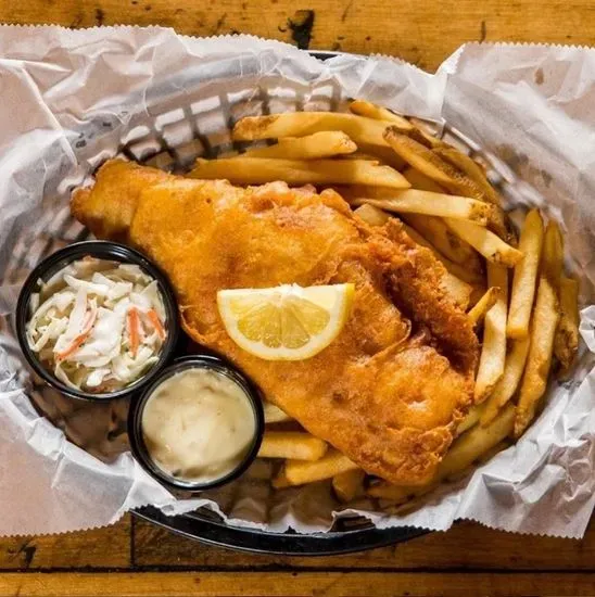 Beer Battered Fish & Chips