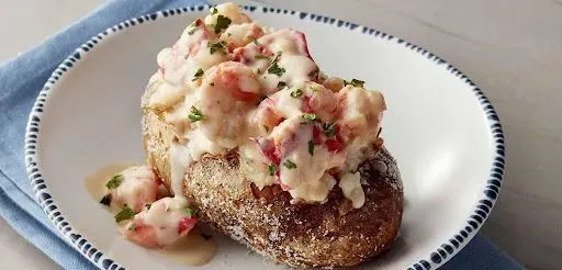 Lobster-Topped Potatoes (Baked)