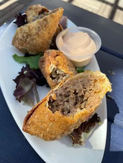 Philly Cheesesteak Egg Rolls