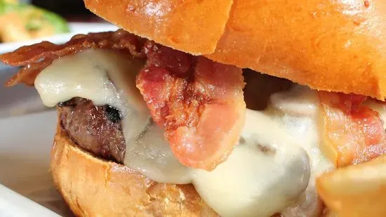 Mushroom Bacon Swiss Burger