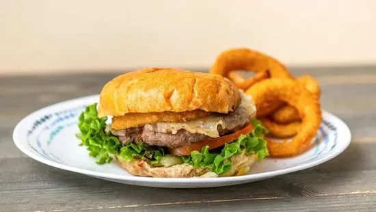 BARBEQUE ONION BURGER