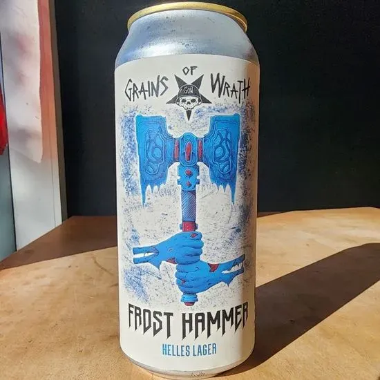 Grains of Wrath Frost Hammer Helles Lager