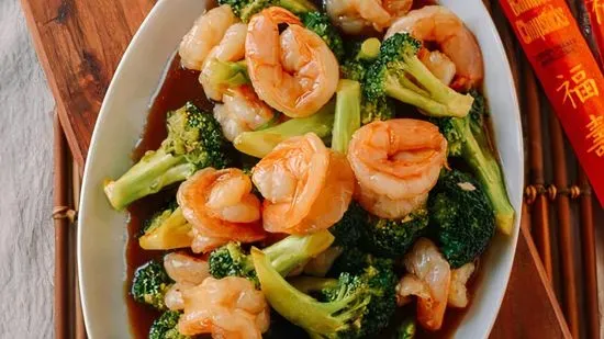 90. Shrimp with Broccoli