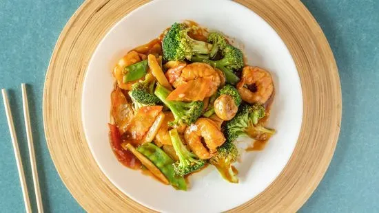 91. Shrimp with Mixed Vegetables