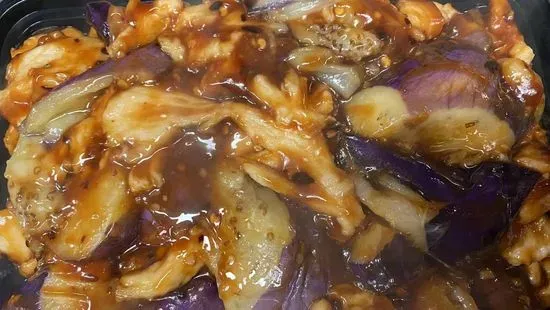 Chicken w. Eggplant in Garlic Sauce