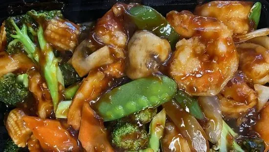 Shrimp Szechuan Style