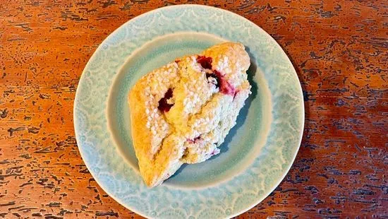 Raspberry White Chocolate Scone