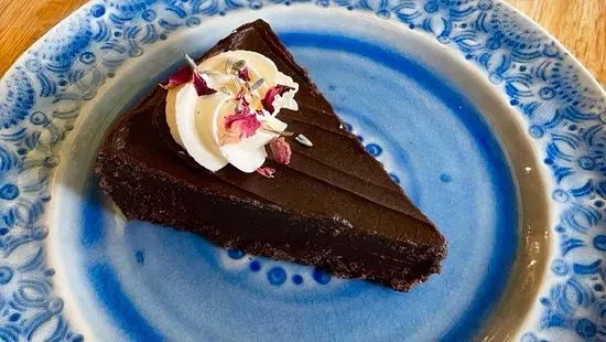 Gluten Free Dark Chocolate Torte Slice