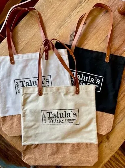 Talula's Canvas and Cork Grocery Tote