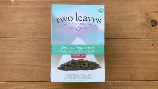 Box of Two Leaves Peppermint Tea