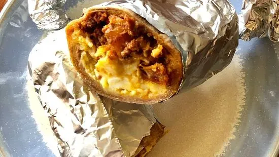 Chorizo Breakfast Burrito