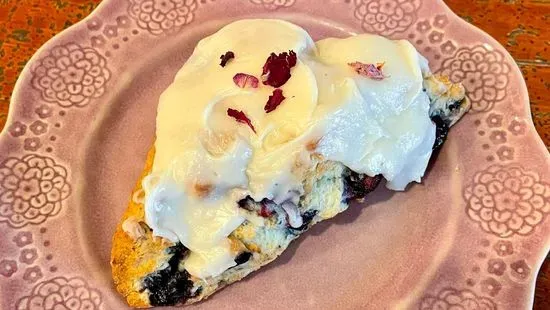 Gluten Free Blueberry Rose Scone