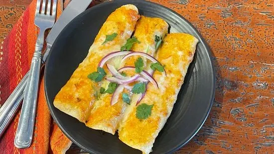 Vegetarian Enchiladas, Roasted Spiced Vegetables