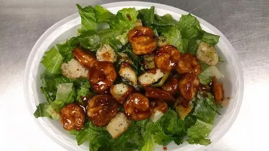 Large BBQ Shrimp Caesar Salad 