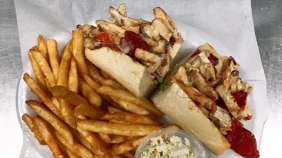 12" Fiesta Chicken Hoagie 