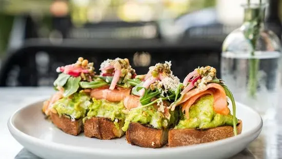 Smoked Salmon Avocado Toast*