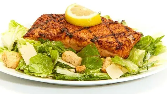 CAESAR SALAD w/ GRILLED SALMON