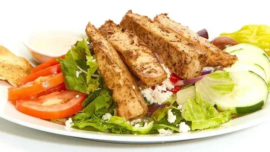 GREEK SALAD w/  GRILLED CHICKEN