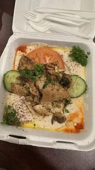 15. Gyro Hummus Mixed Platter