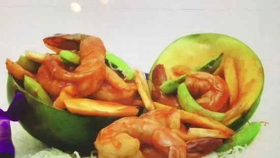 Mango chicken or shrimp