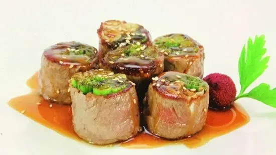 Beef negimaki