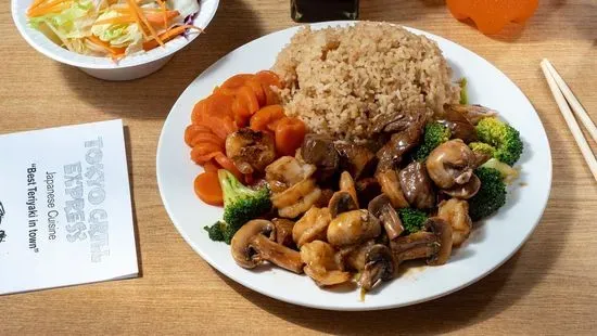 Hibachi Steak and Shrimp