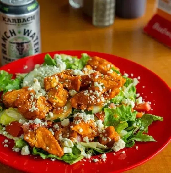 Buffalo Fried Chicken Salad