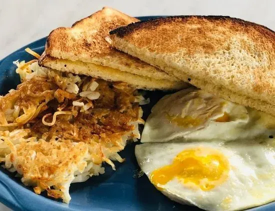 #2: 2 Eggs, Toast, and Hashbrowns