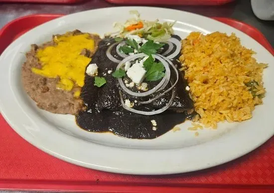 Enchiladas en Mole